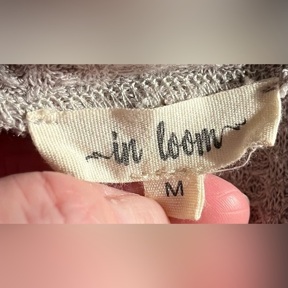 In Loom Women’s Waffle Knit Boho Blouse - Picture 5 of 7